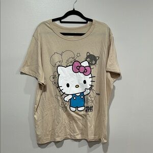 Hello Kitty Beige and Blue Kids Tee
